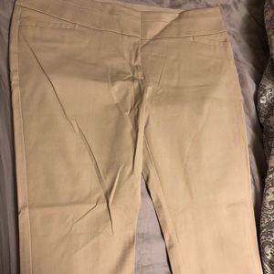 NWT: Loft Tan size 14 Marissa Skinny Cropped Pant